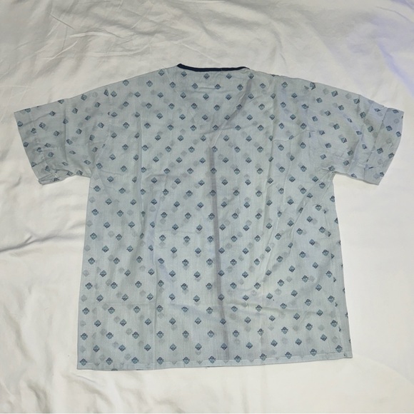 Fruit of the Loom Vintage Short Sleeve Knee Length Pajama Set - Size Large - Picture 3 of 14